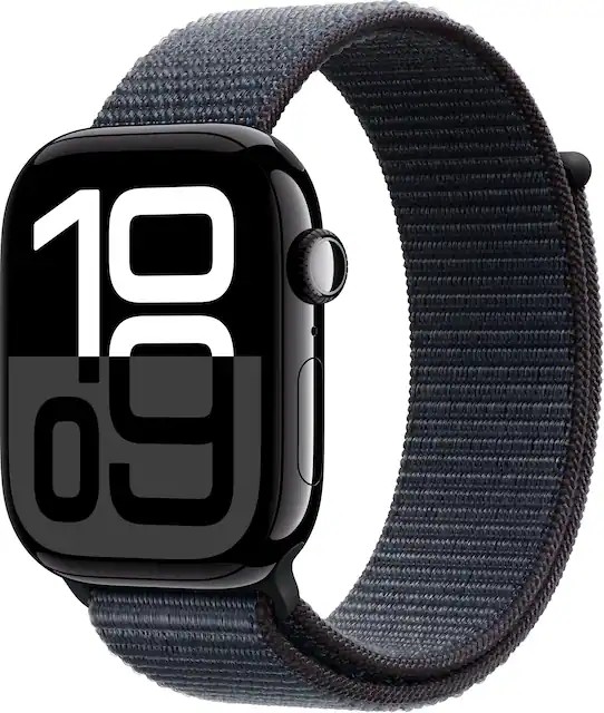 Caja de aluminio de 46 mm para Apple Watch Series 10 (GPS) - S/M - Negro - (2024)